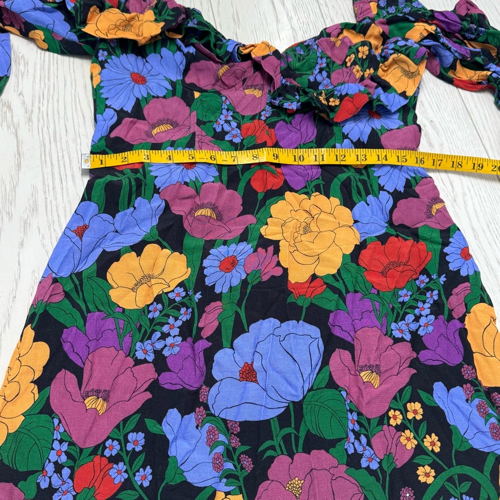 FARM Rio Colorful Floral Long Sleeve Dress - Picture 11 of 16